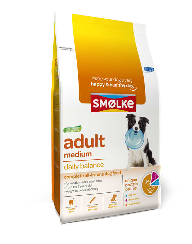 Smølke hondenvoer Adult Medium 3 kg